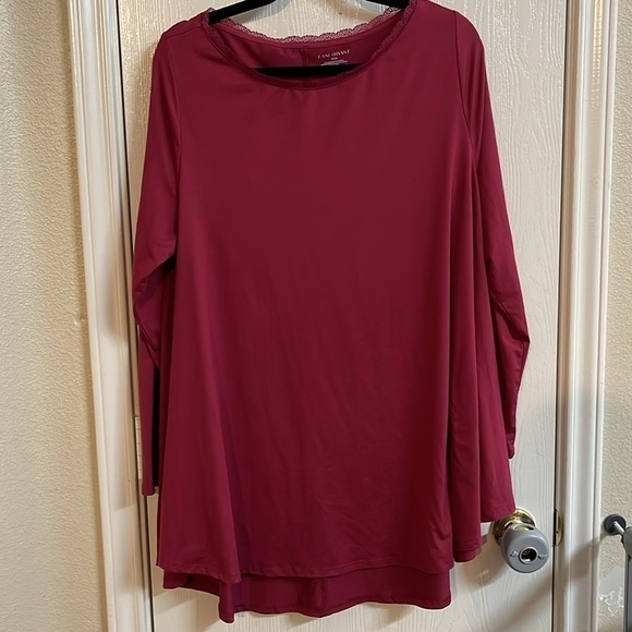 Lane Bryant Swing Long Sleeve Tunic Style Shirt Size 18/20 - Picture 1 of 5
